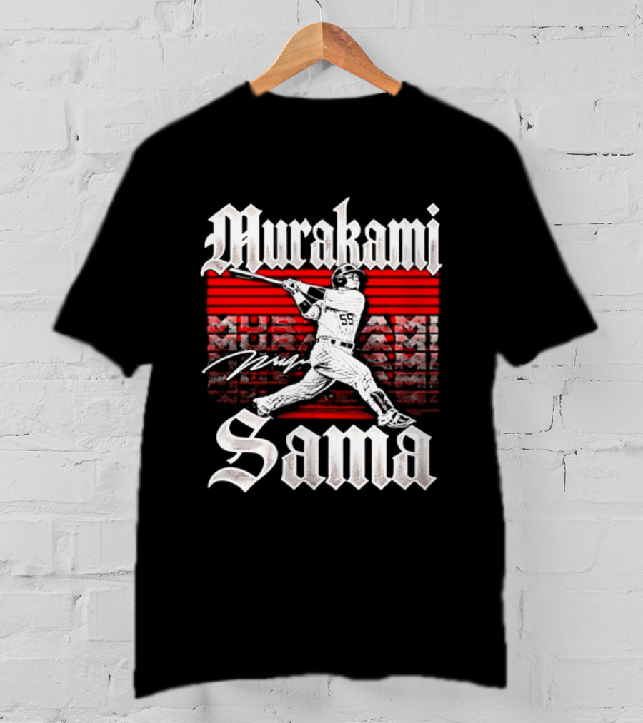 Murakami Sama Chicago White Sox 2026 Postseason Slugger Swing T-Shirt