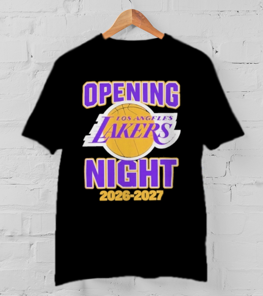 NBA 2026 2027 Opening Night Los Angeles Lakers T-Shirt