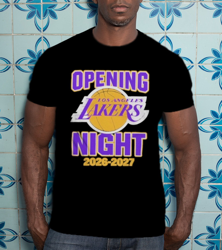 NBA 2026 2027 Opening Night Los Angeles Lakers T-Shirt