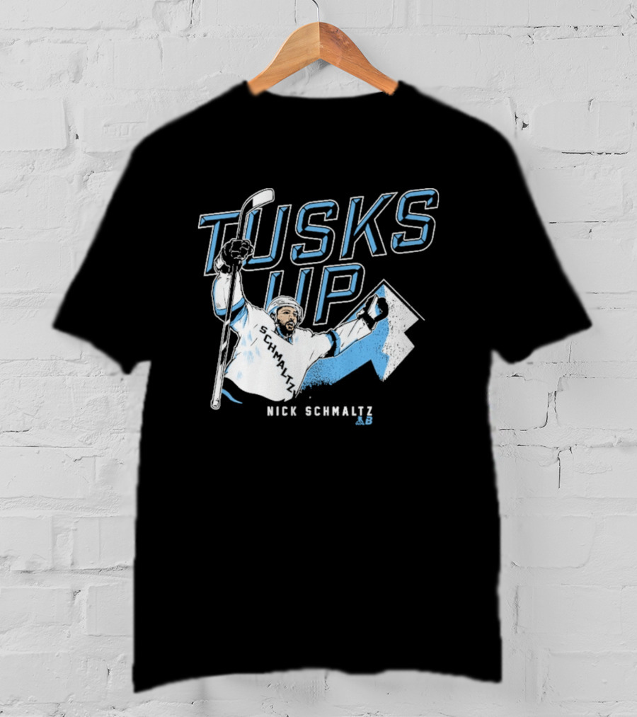 Nick Schmaltz Tusks Up Hockey Celebration T-Shirt