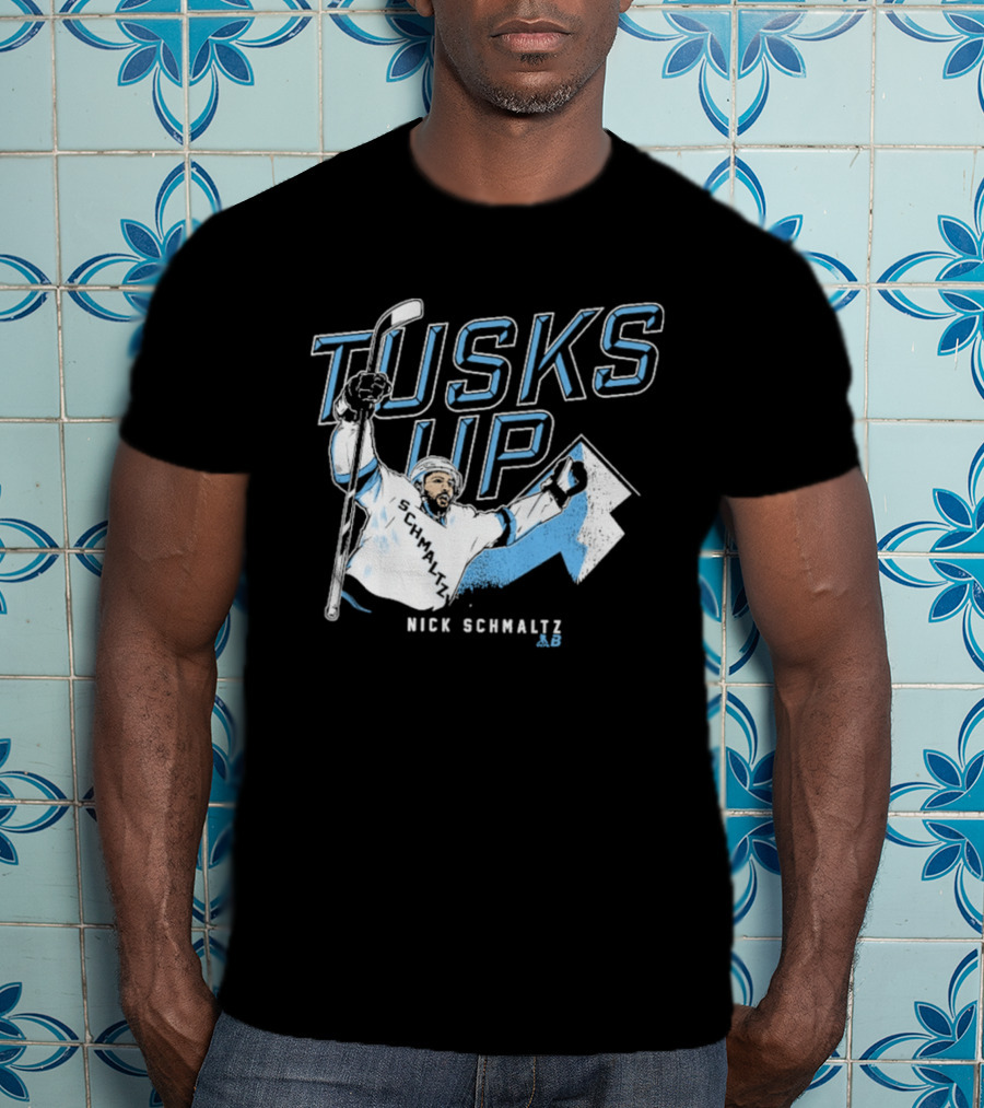 Nick Schmaltz Tusks Up Hockey Celebration T-Shirt