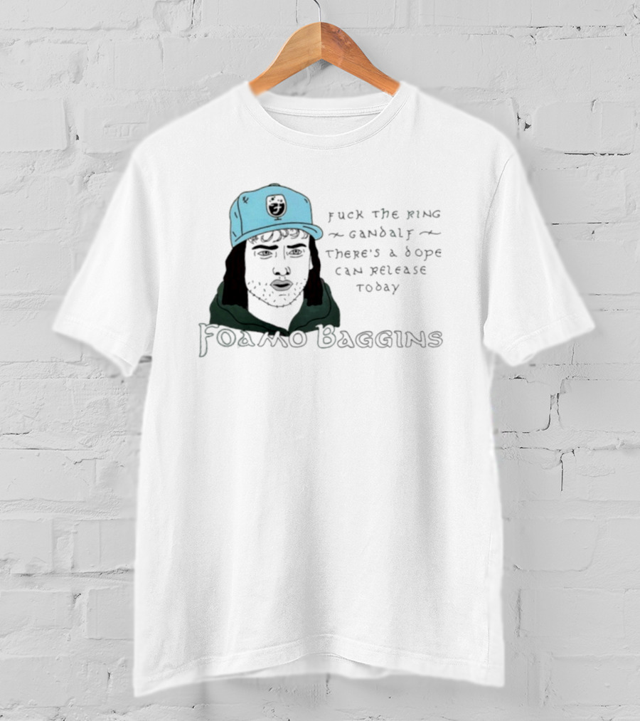 Foamo Baggins Humor Gandalf Dope Can Release T-Shirt