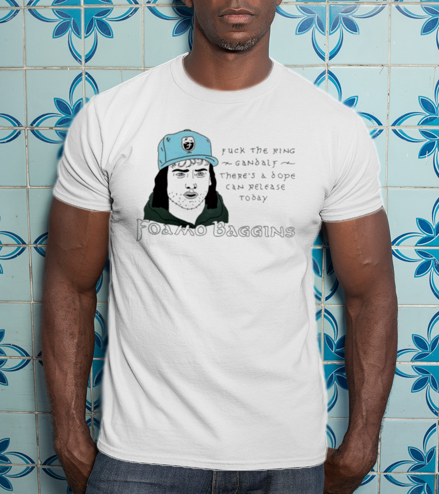 Foamo Baggins Humor Gandalf Dope Can Release T-Shirt