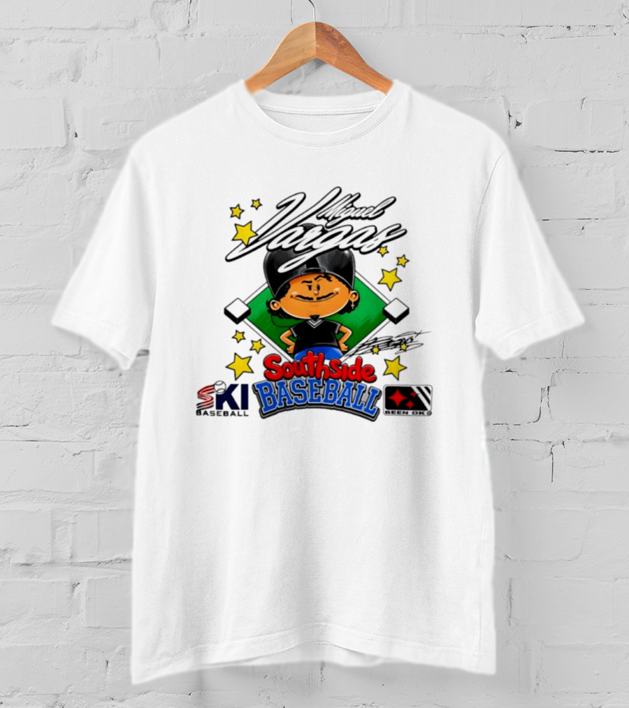 Miguel Vargas Southside Baseball Chicago White Sox Sports SKI Baseball Stars T-Shirt