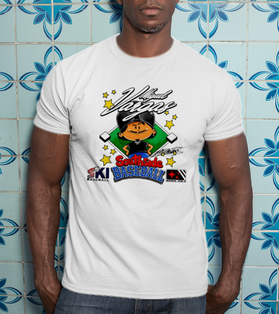 Miguel Vargas Southside Baseball Chicago White Sox Sports SKI Baseball Stars T-Shirt