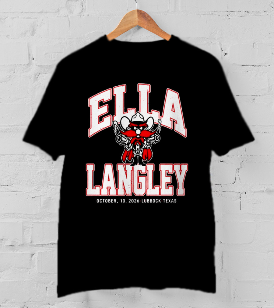 Ella Langley Lubbock Texas October 10 2026 T-Shirt