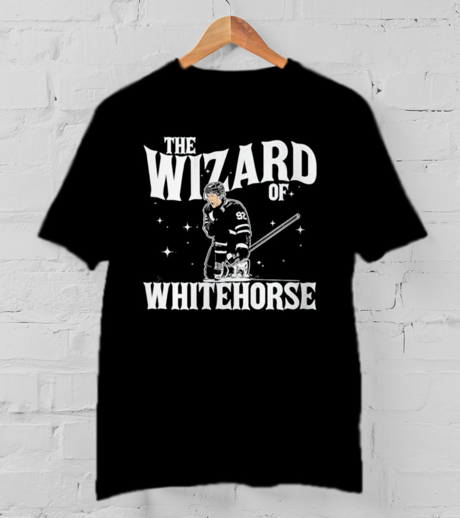 The Wizard Of Whitehorse Hockey Player T-Shirt