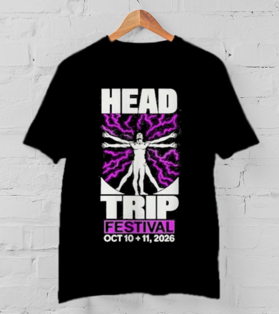 Head Trip Festival Electric Man Oct 13 14 2023 T-Shirt