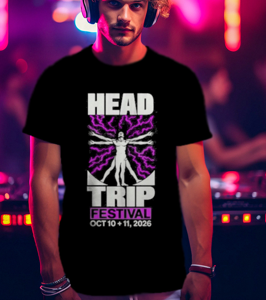 Head Trip Festival Electric Man Oct 13 14 2023 T-Shirt