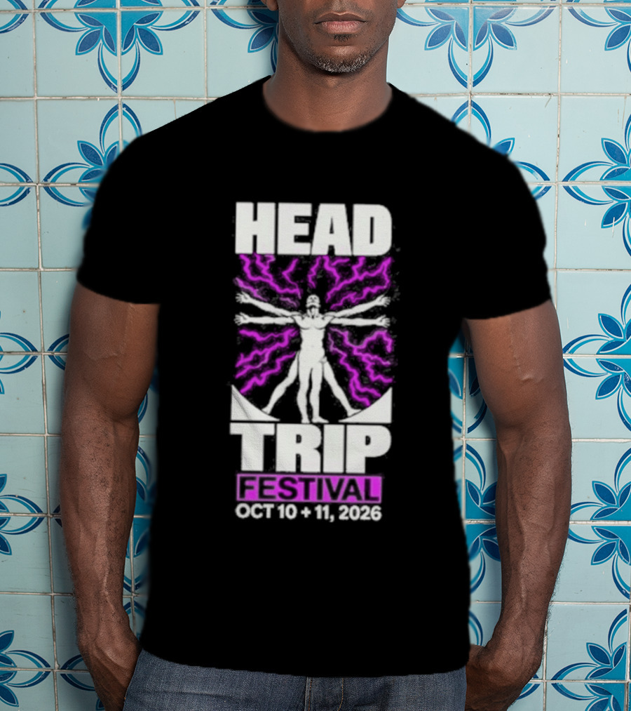 Head Trip Festival Electric Man Oct 13 14 2023 T-Shirt