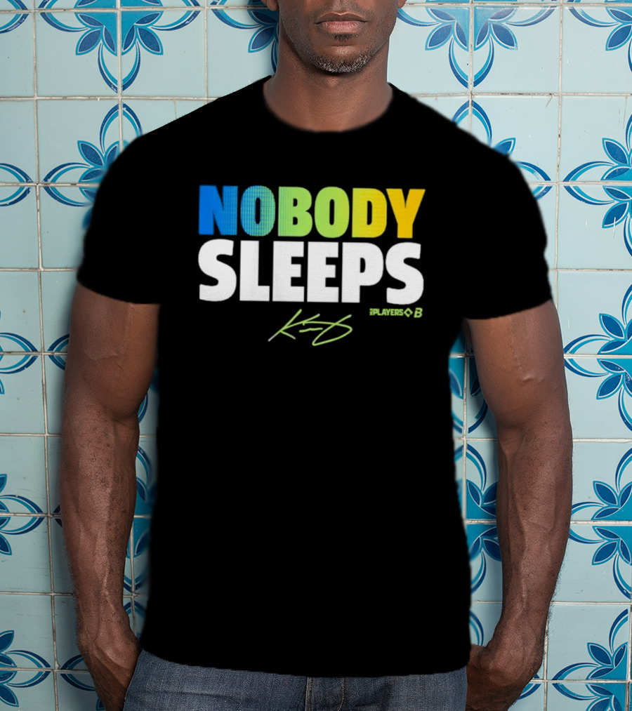 Kevin Cash Nobody Sleeps Signature Summer B T-Shirt