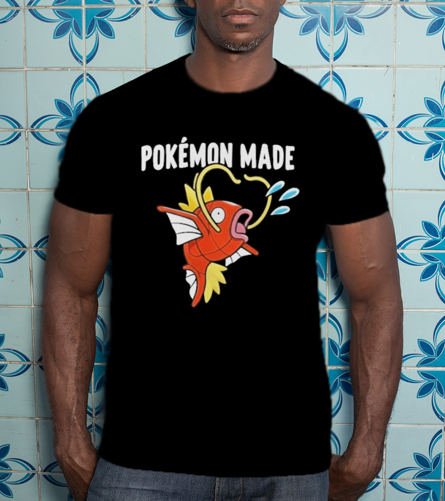Kim Seokjin Pokémon Made Magikarp T-Shirt