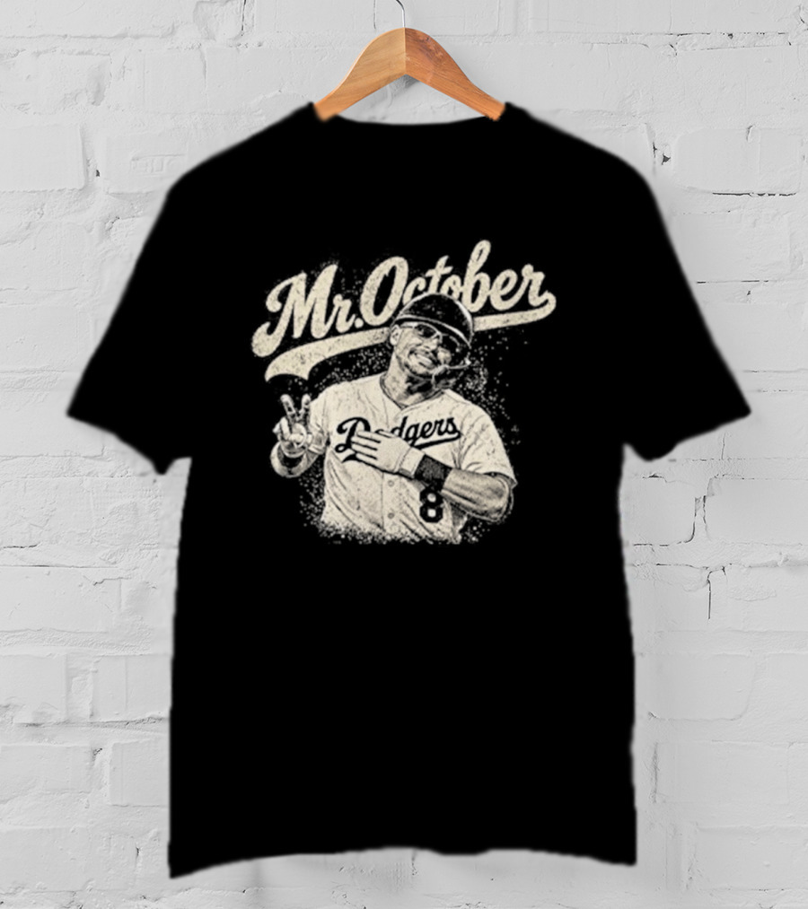 Mr October Dodgers Kike Hernandez Baseball Triumph T-Shirt