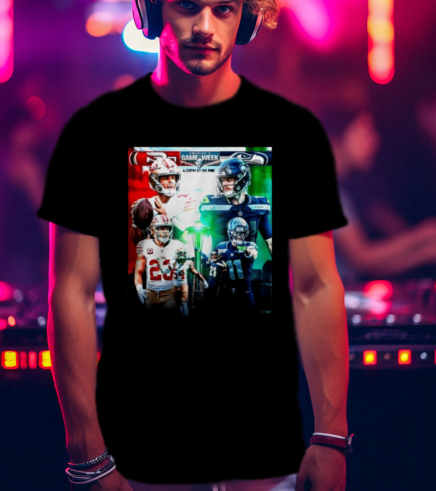 San Francisco 49ers Vs Seattle Seahawks America's Game Of The Week 2026 NFC West Showdown On Fox 4:25PM ET T-Shirt