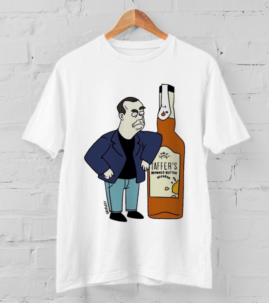Jon Taffer Cartoon Browning Butter Bourbon Bar Rescue T-Shirt