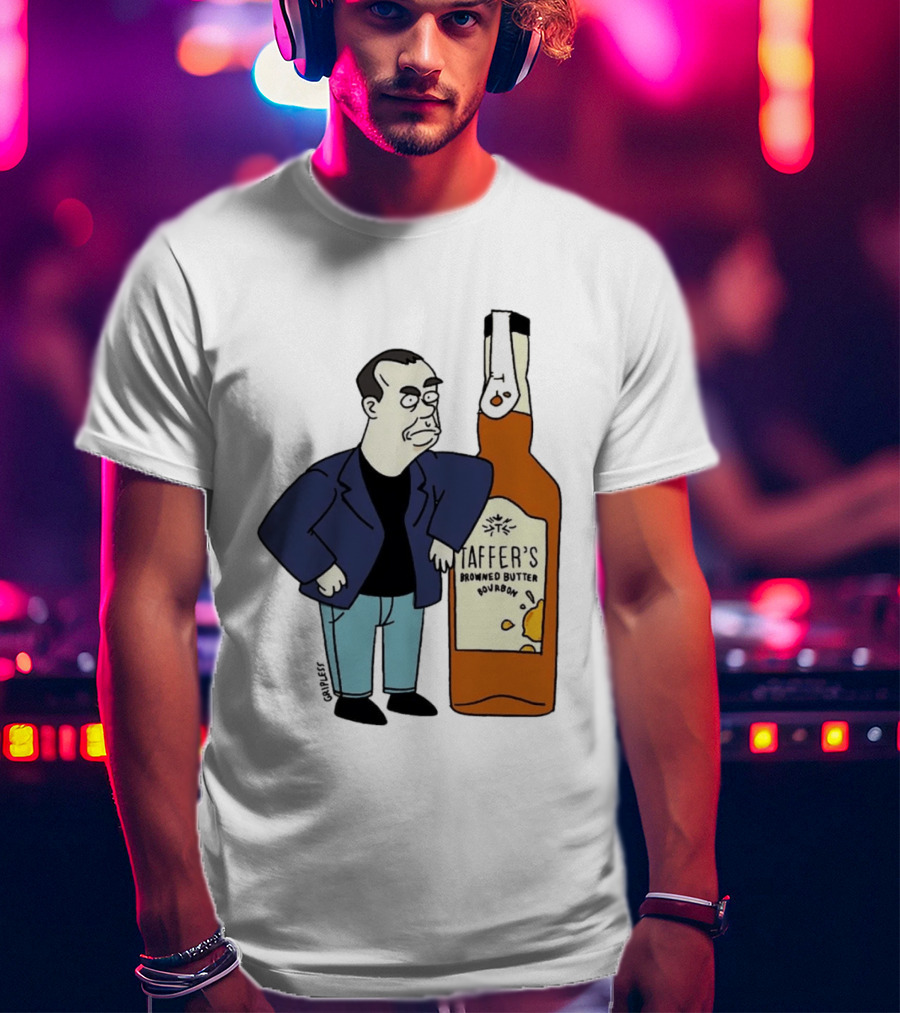 Jon Taffer Cartoon Browning Butter Bourbon Bar Rescue T-Shirt