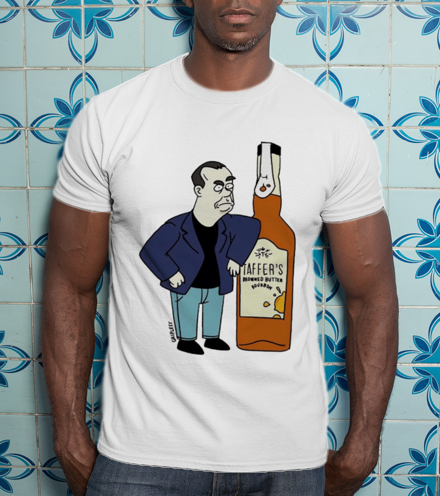 Jon Taffer Cartoon Browning Butter Bourbon Bar Rescue T-Shirt