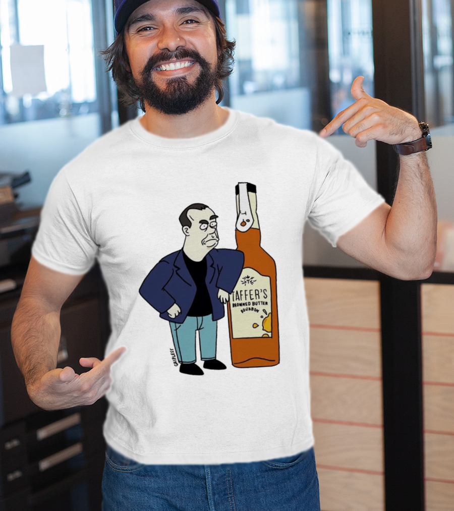 Jon Taffer Cartoon Browning Butter Bourbon Bar Rescue T-Shirt