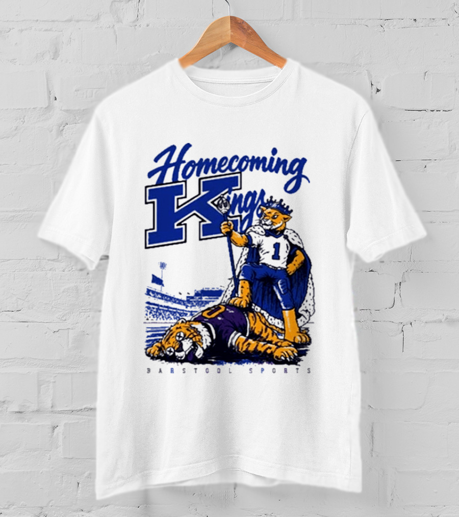 Kentucky Wildcats Homecoming King Victory Over LSU Tigers 2026 Football Barstool Sports T-Shirt