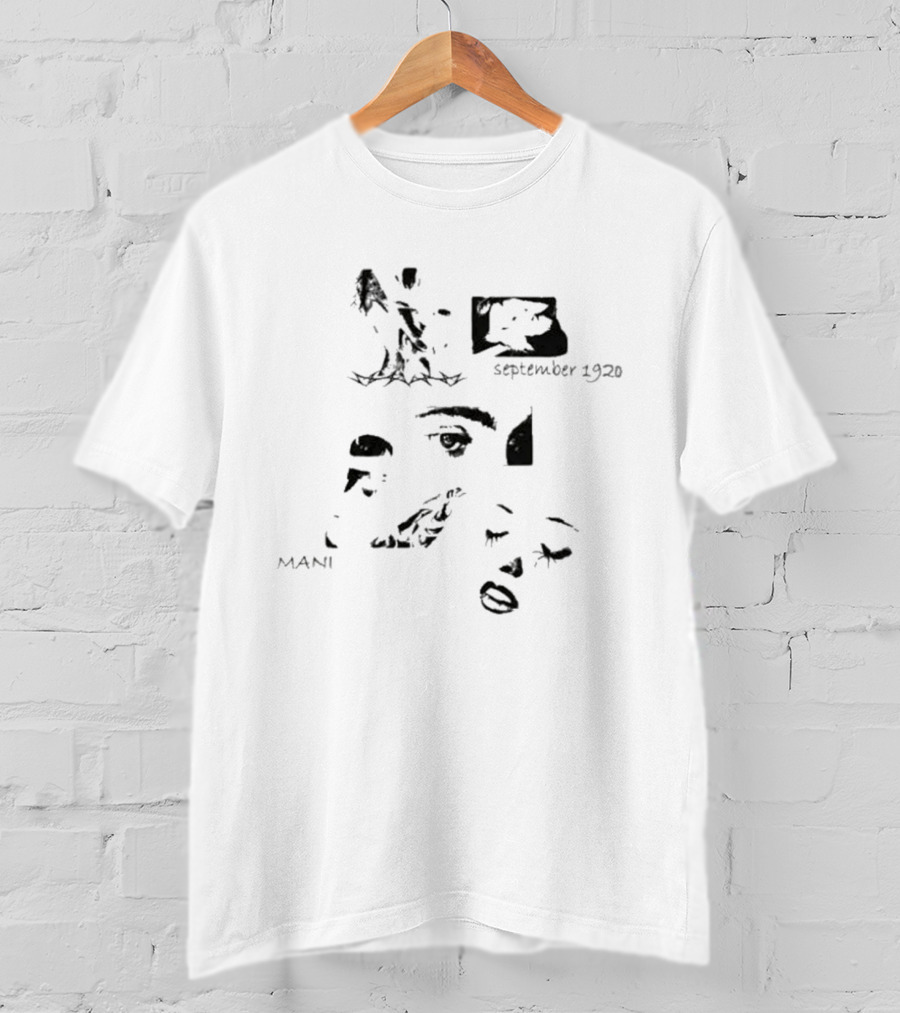 Māni September 1920 Face Collage T-Shirt
