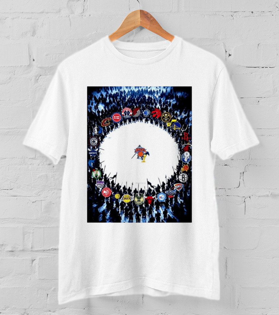 New York Knicks NBA Opponents Rivalry Battle Meme T-Shirt