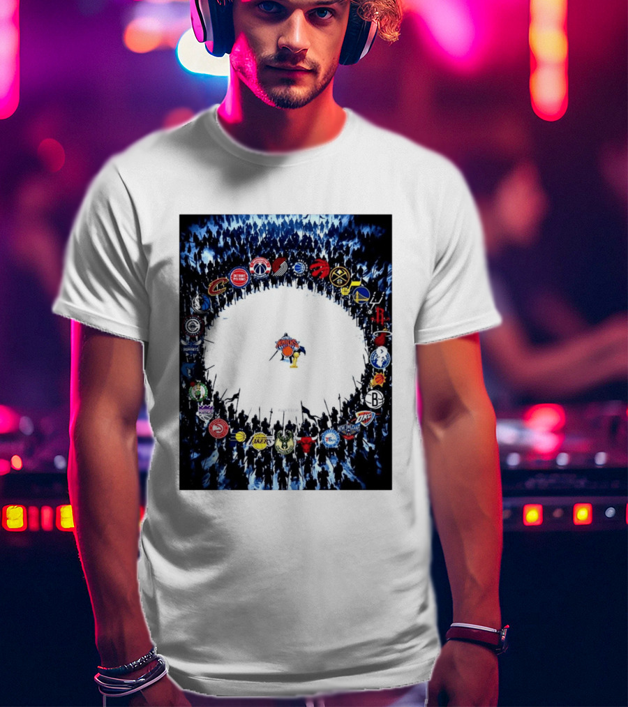 New York Knicks NBA Opponents Rivalry Battle Meme T-Shirt