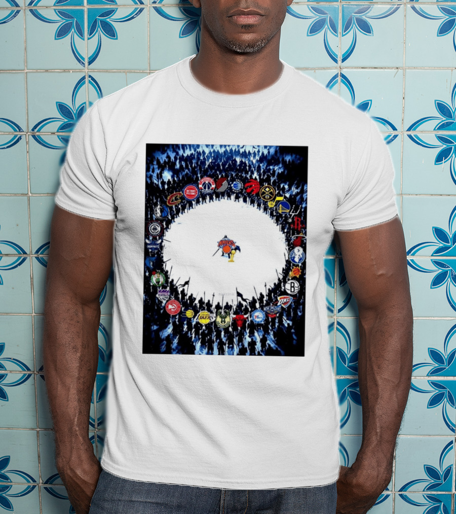 New York Knicks NBA Opponents Rivalry Battle Meme T-Shirt