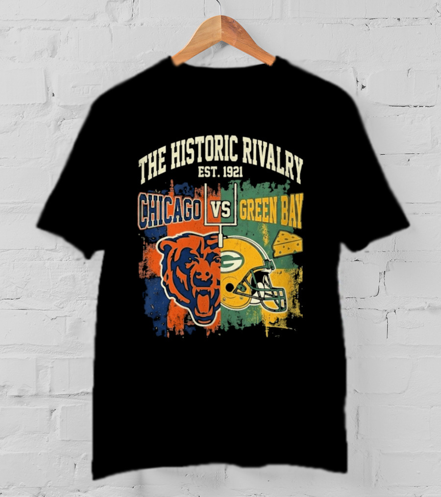 The Historic Rivalry Chicago Vs Green Bay Est 1921 T-Shirt