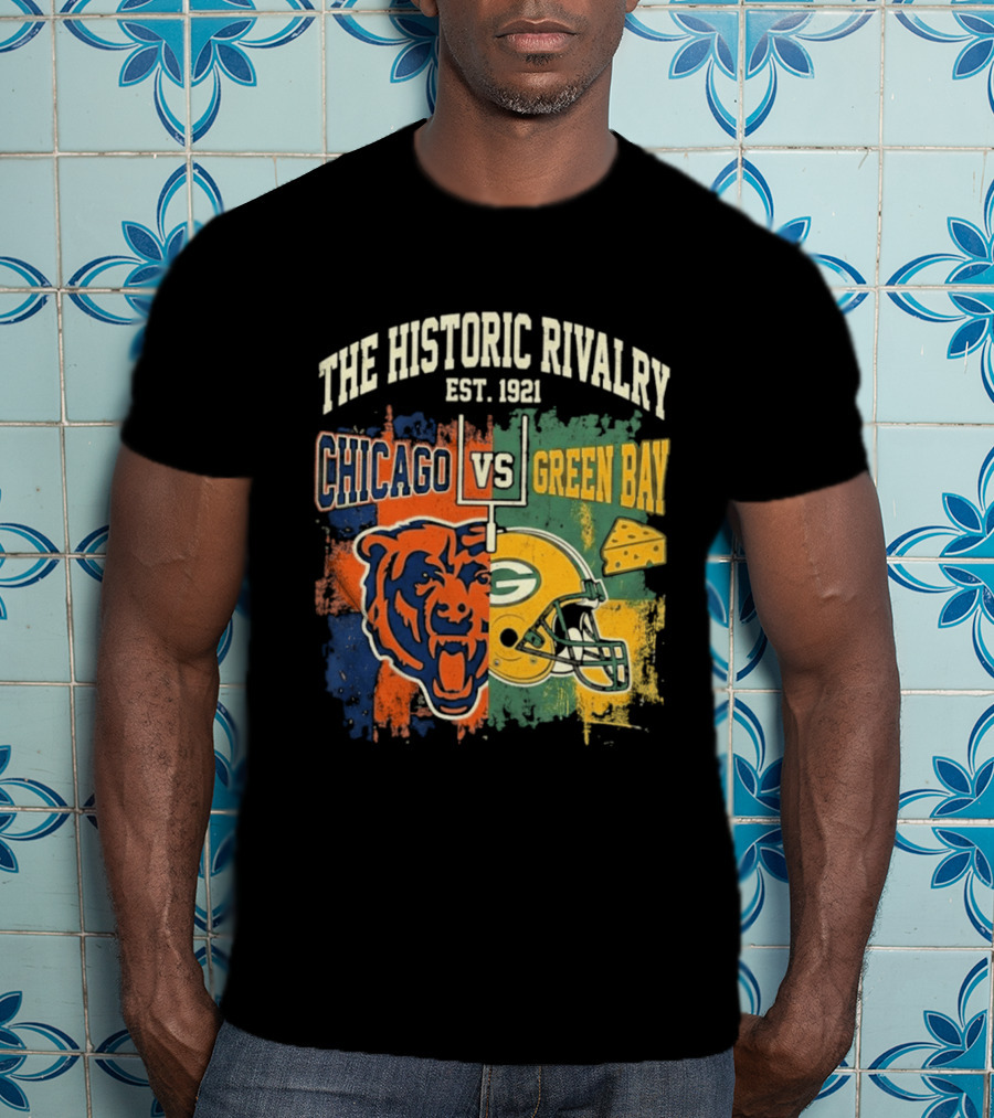 The Historic Rivalry Chicago Vs Green Bay Est 1921 T-Shirt