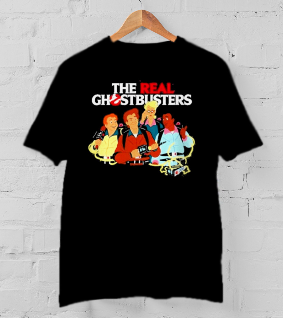 The Real Ghostbusters Investigators Retrokid Store Classic 80s Cartoon Team T-Shirt