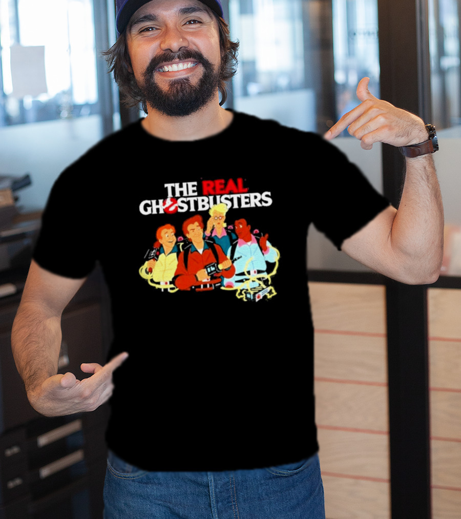 The Real Ghostbusters Investigators Retrokid Store Classic 80s Cartoon Team T-Shirt