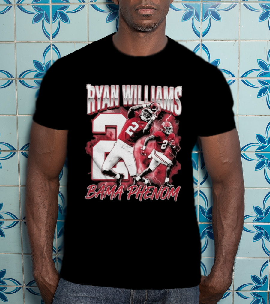 Ryan Williams Number 2 Bama Phenom Football T-Shirt