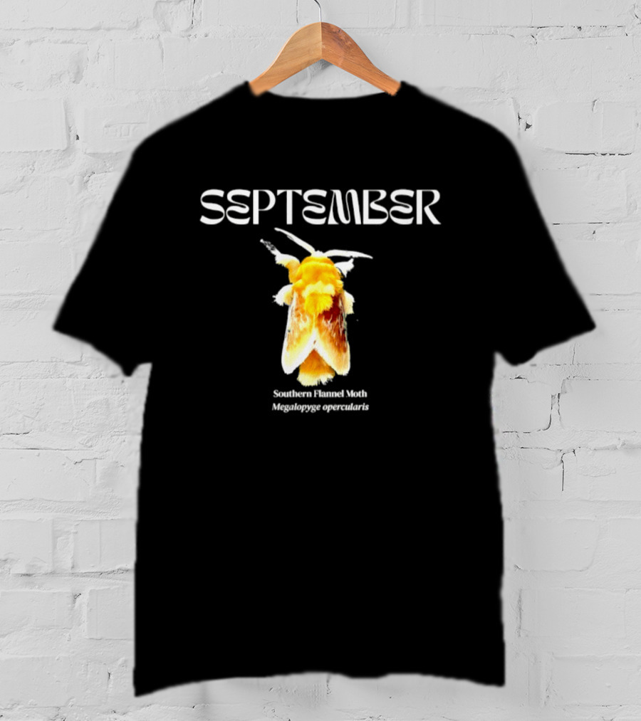 September Southern Flannel Moth Megalopyge Opercularis T-Shirt