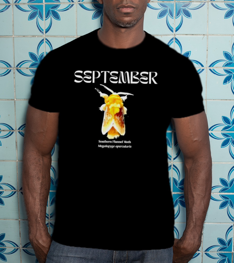 September Southern Flannel Moth Megalopyge Opercularis T-Shirt