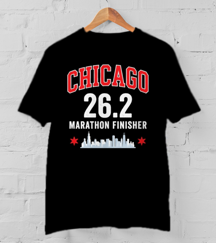 Chicago 26.2 Marathon Finisher T-Shirt