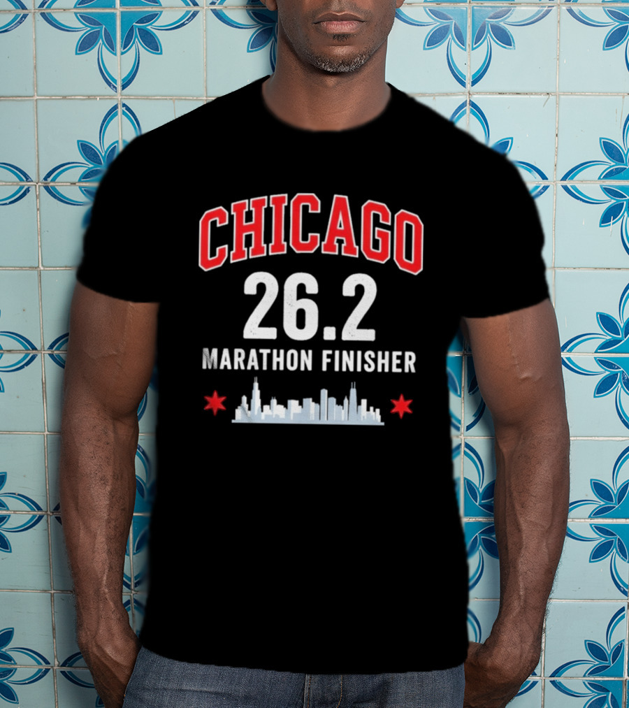 Chicago 26.2 Marathon Finisher T-Shirt