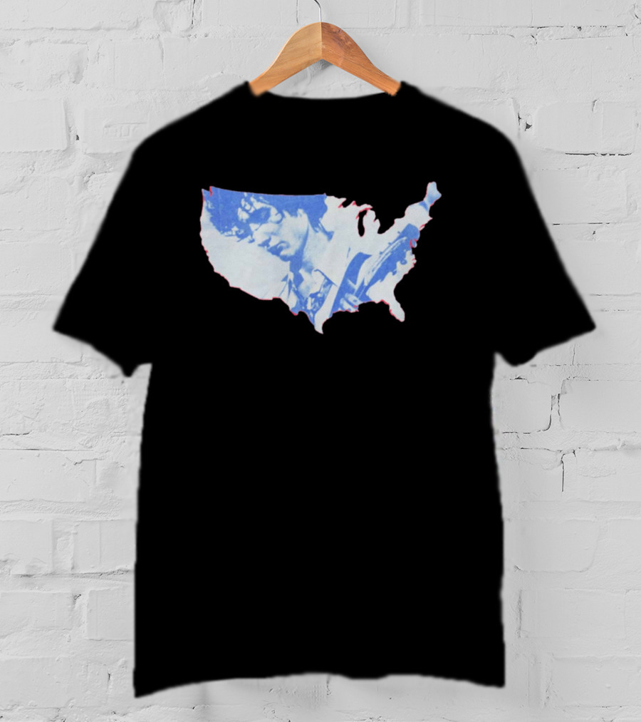 Sombr 2026 You Are The Reason Tour America USA Guitarist Map T-Shirt