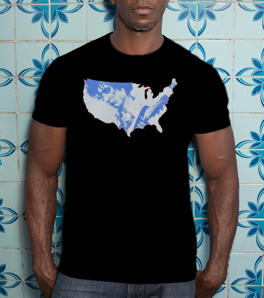 Sombr 2026 You Are The Reason Tour America USA Guitarist Map T-Shirt