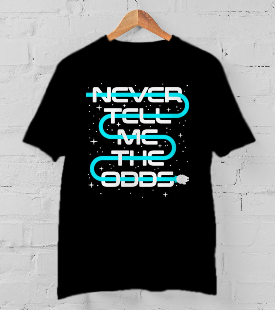 Star Wars Han Solo Never Tell Me The Odds T-Shirt
