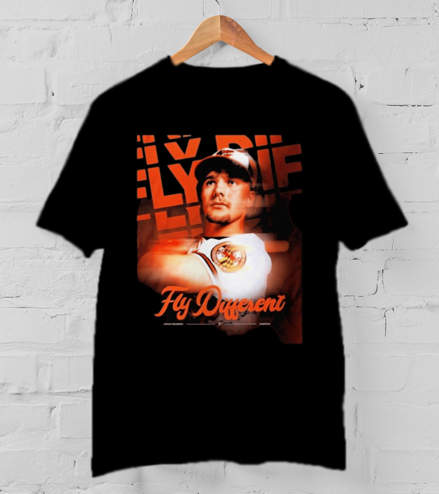 Gunnar Henderson Orioles Fly Different Baltimore Baseball T-Shirt