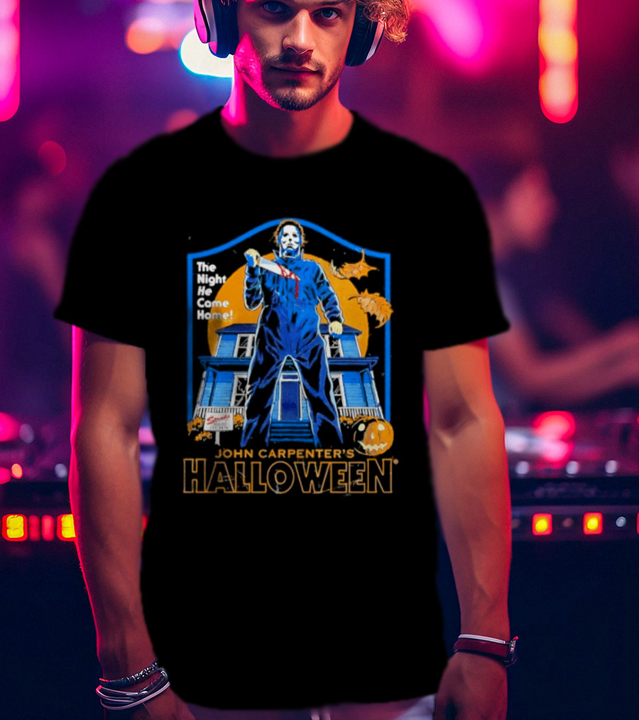 John Carpenter's The Night He Came Home Halloween Michael Myers 2026 T-Shirt