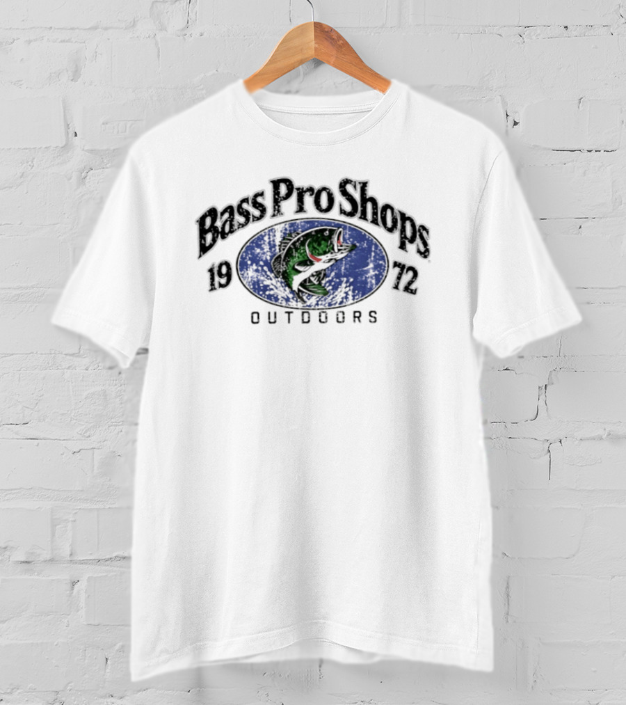 Bass Pro Shops 1972 Outdoors Fishing Nature T-Shirt