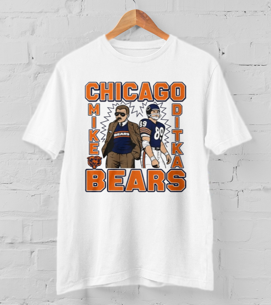 Chicago Bears Mike Ditka Classic Football Legend T-Shirt