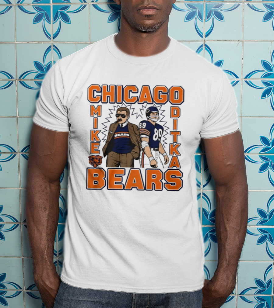 Chicago Bears Mike Ditka Classic Football Legend T-Shirt