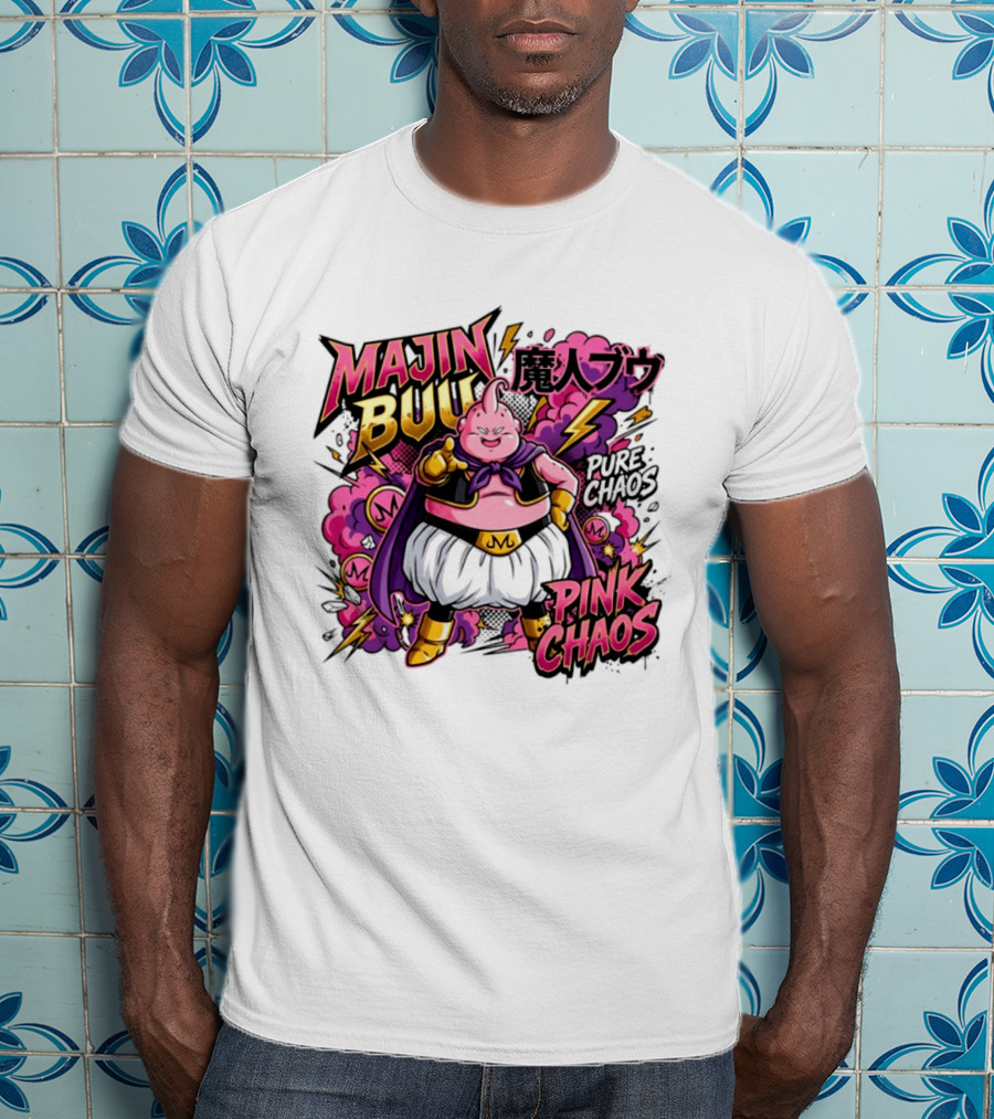 Majin Buu Pink Chaos Pure Chaos Dragon Ball Z T-Shirt