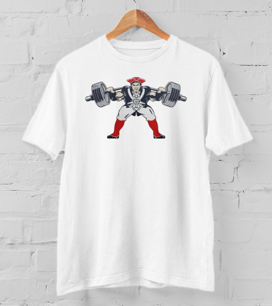 New England Patriots Warrior 2026 Weightlifting Power T-Shirt