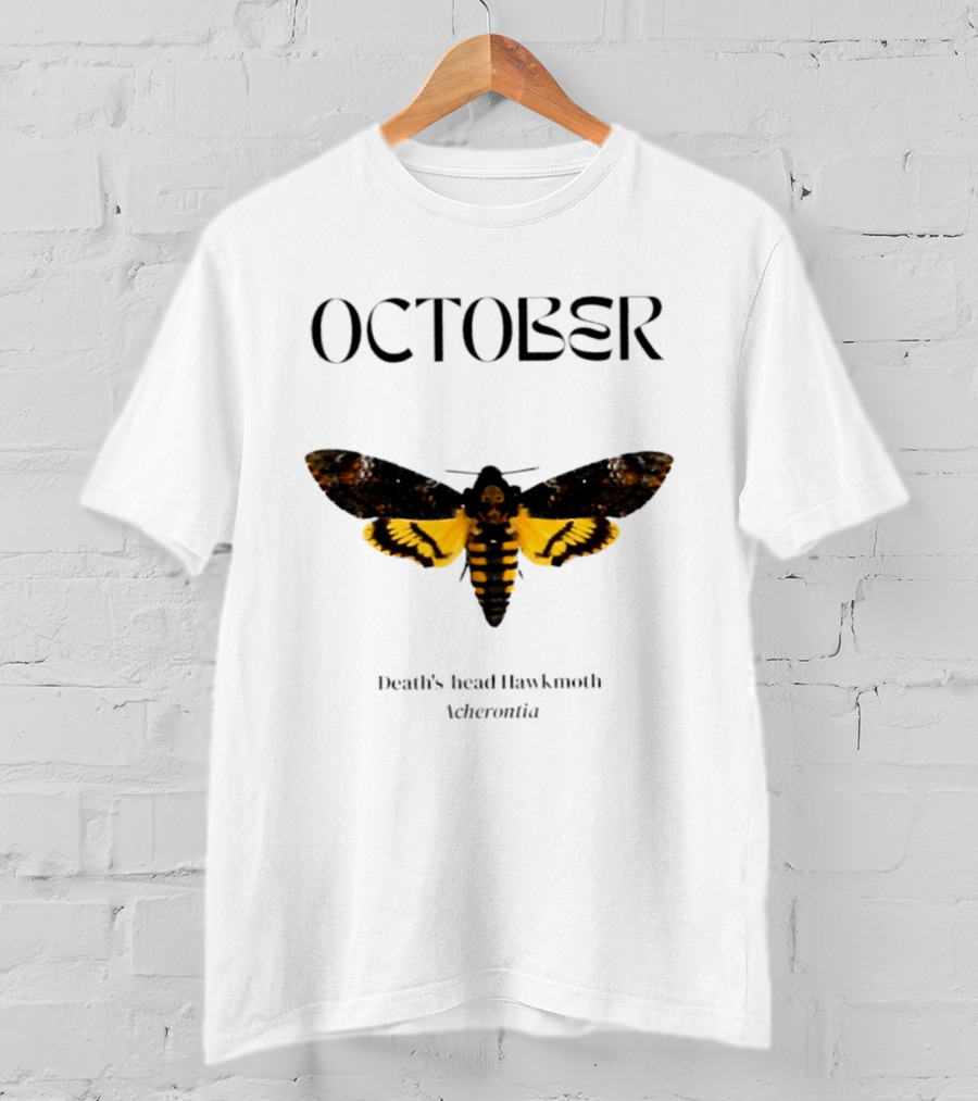 October Death's Head Hawkmoth Acherontia T-Shirt