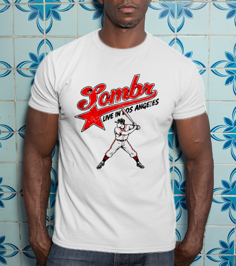 Sombr Live In Los Angeles 2026 Baseball Event At The Forum October 10 2026 T-Shirt