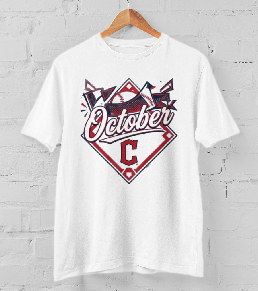 Stephen Vogt October Cleveland Guardians Celebration C T-Shirt