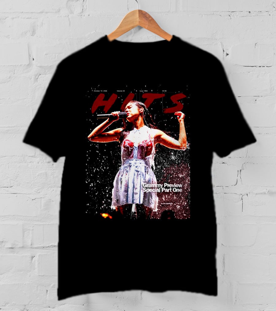 Olivia Rodrigo Hits Daily Double Issue 1458 Grammy Preview October 12 2026 T-Shirt